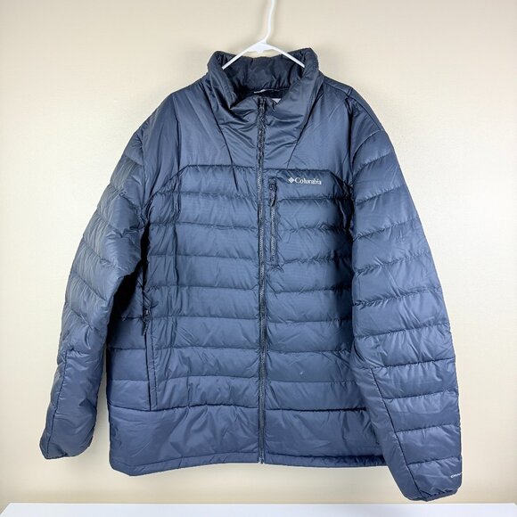 Omni Tech Columbia Omni Heat Blue Jacket Men's Columbia Omni-Heat